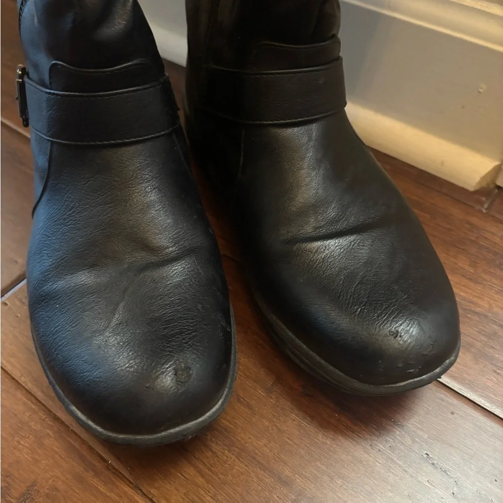 Dreampairs Women's Black Knee-High Boots size 8.5